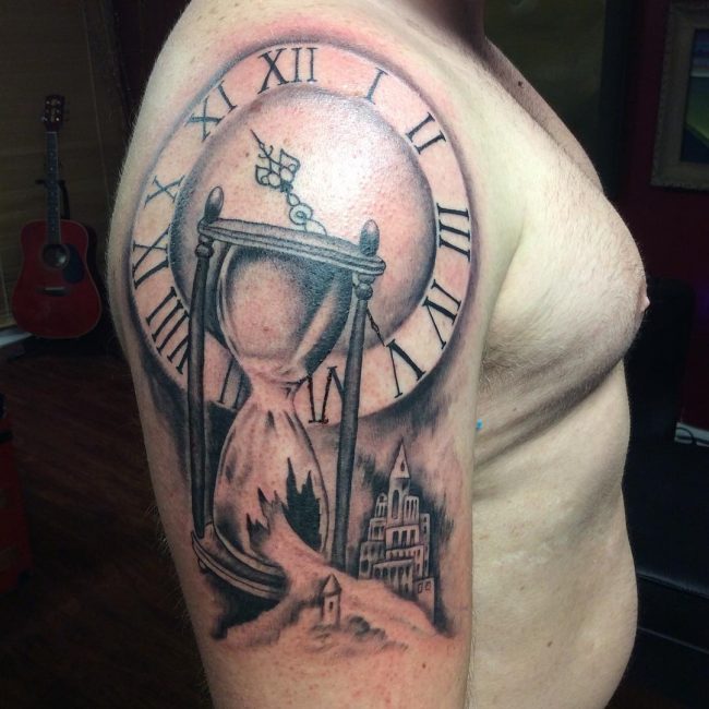 Hourglass tattoo