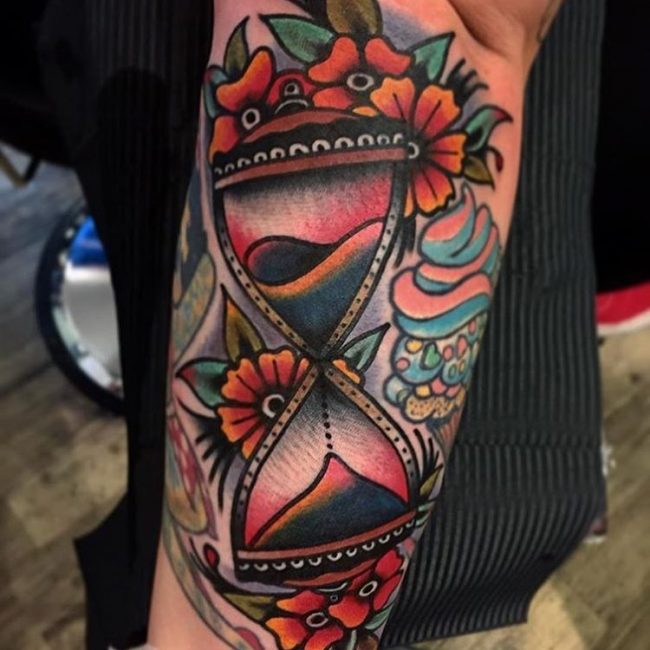 Hourglass tattoo