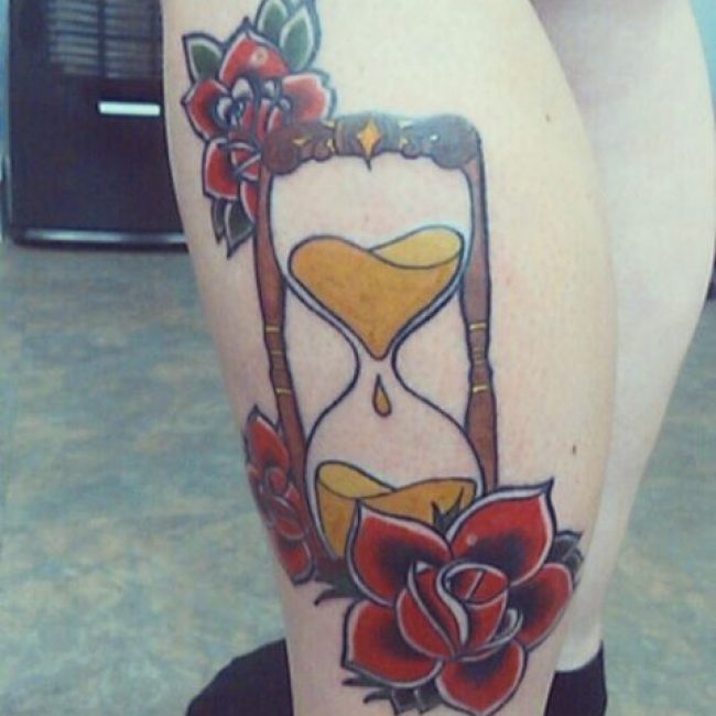 Hourglass tattoo