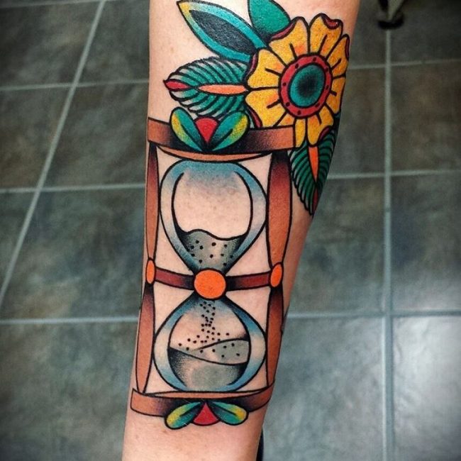 Hourglass tattoo