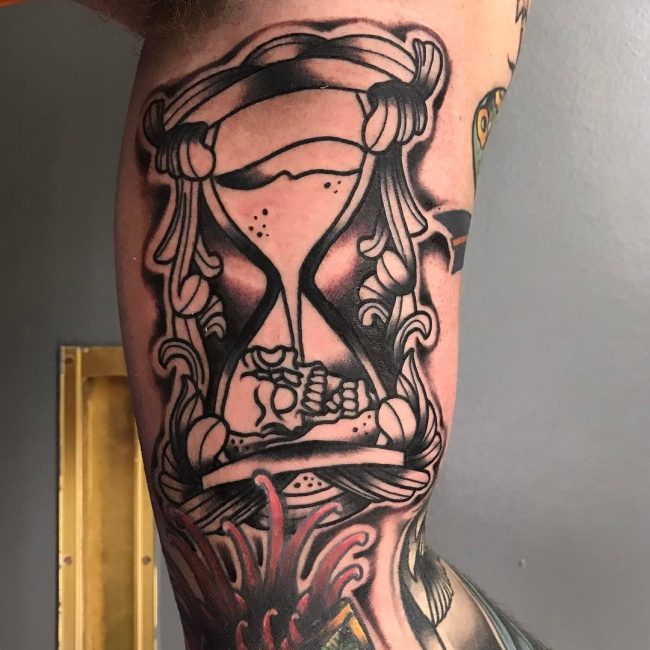 Hourglass tattoo