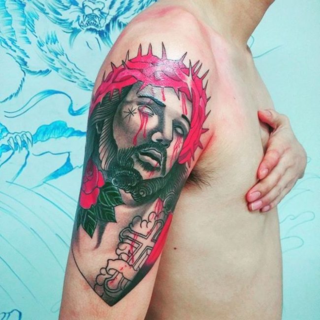 Jesus Christ Tattoo