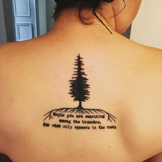 pine tree tattoos