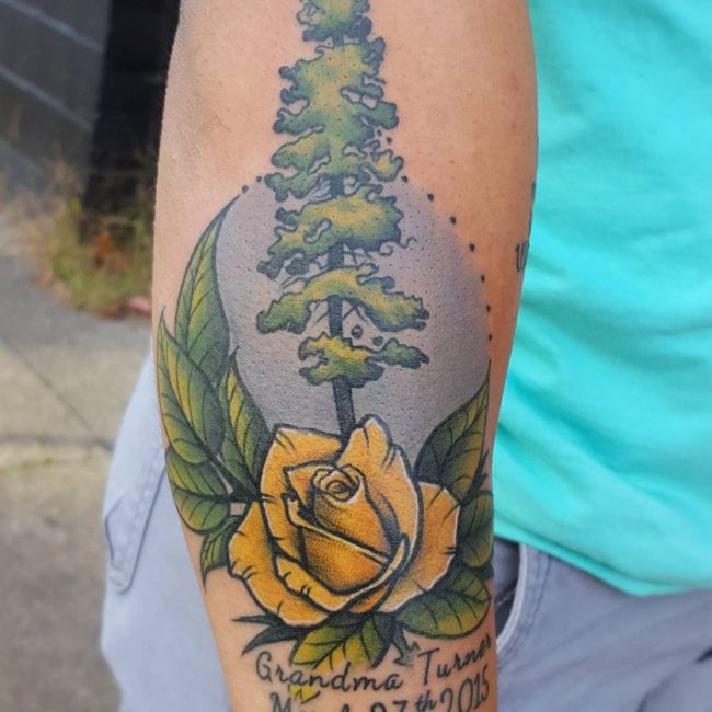 pine tree tattoos