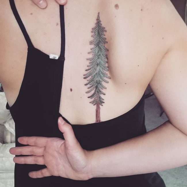 pine tree tattoos