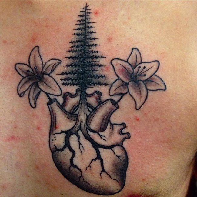 pine tree tattoos