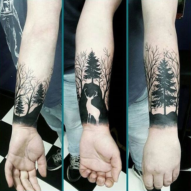 pine tree tattoos