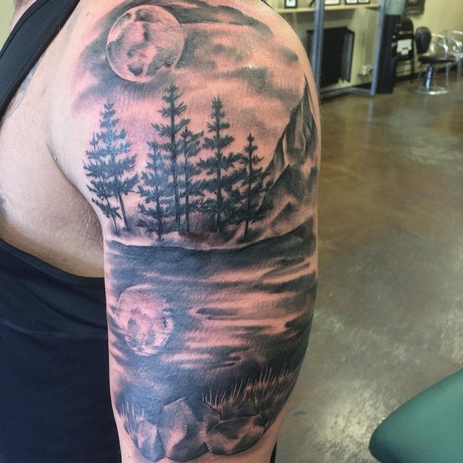 pine tree tattoos