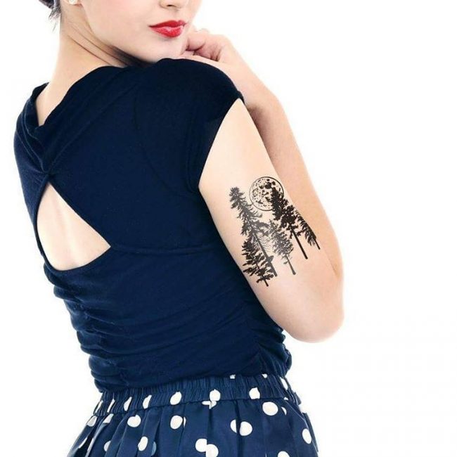 pine tree tattoos