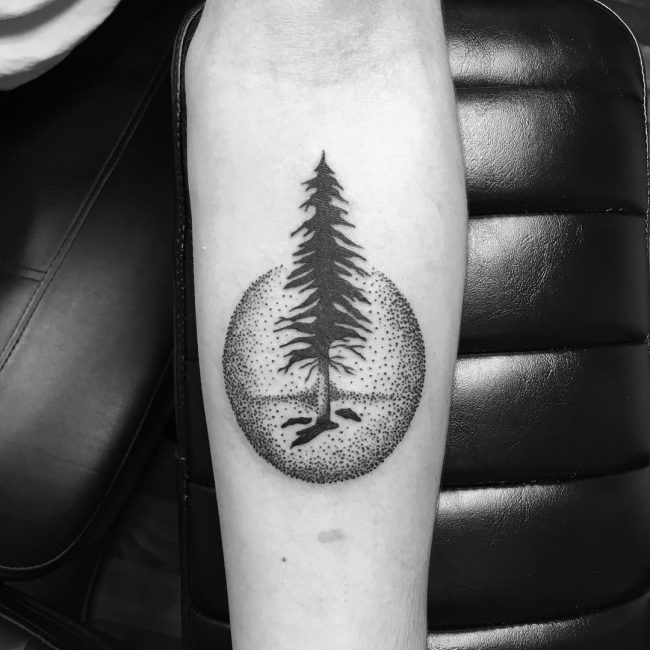 pine tree tattoos