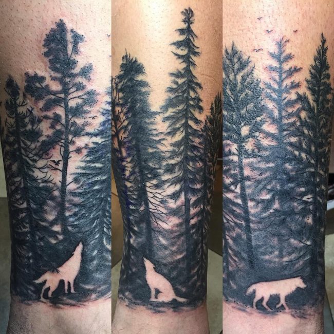 pine tree tattoos