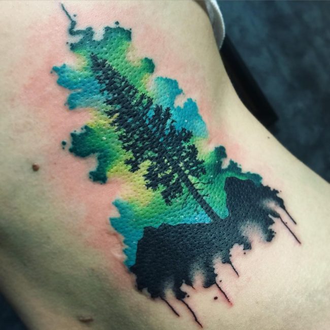 pine tree tattoos