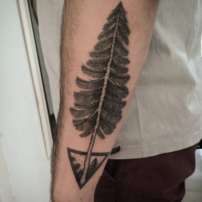 pine tree tattoos