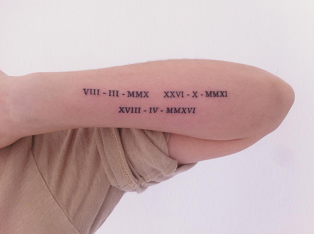 70+ Best Roman Numeral Tattoo Designs & Meanings - Be Creative (2019)