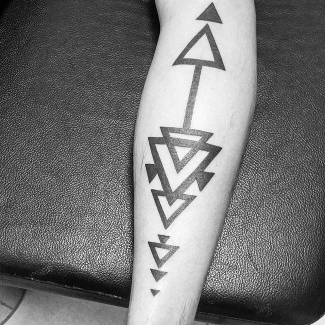 Tattoo uploaded by Vipul Chaudhary • triangle tattoo |triangle tattoo  design |tattoo for boys • Tattoodo