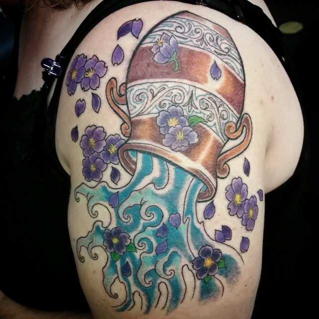 aquarius tattoo 7