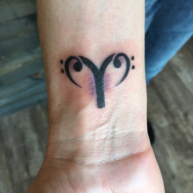 Aries Zodiac Tattoos For March & April Birthdays