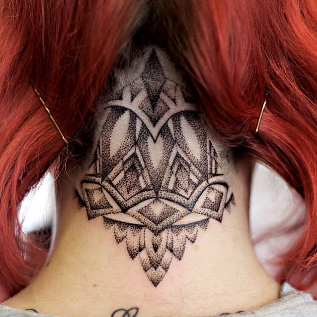 45 Back Of The Neck Tattoo Designs Meanings Way To The Mind 19