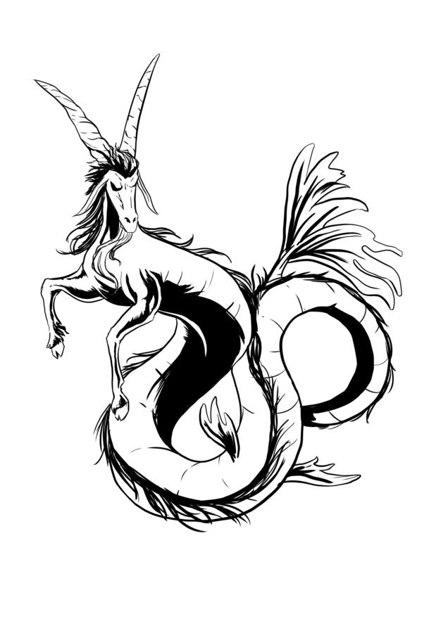 55+ Best Capricorn Tattoo Designs - Main Meaning Is... (2019)