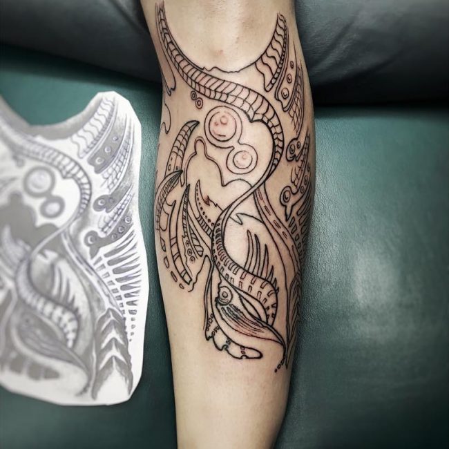 biomechanical tattoo_