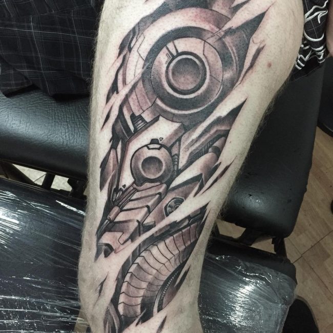 biomechanical tattoo