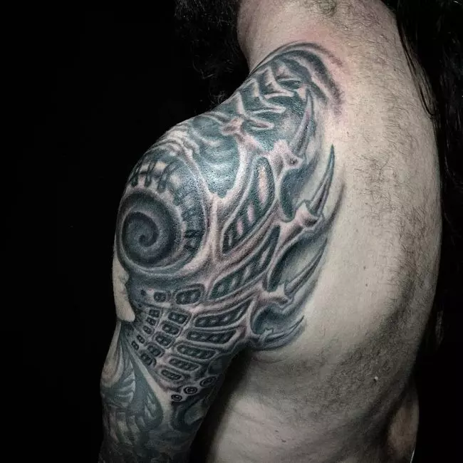 biomechanical tattoo