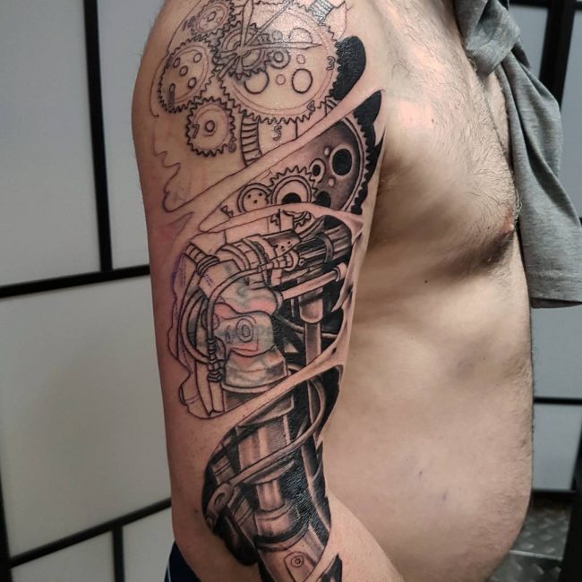 biomechanical tattoo