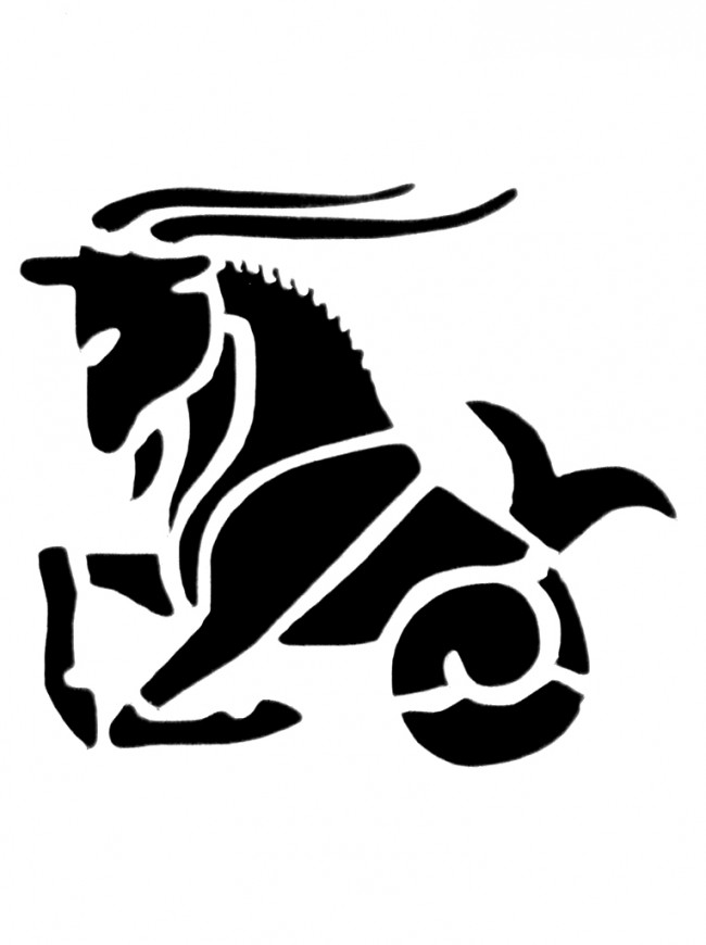 black-ink-capricorn-tattoo-design