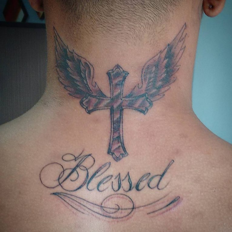 65 Best Blessed Tattoo Designs & Meanings - Holy Symbols (2019)