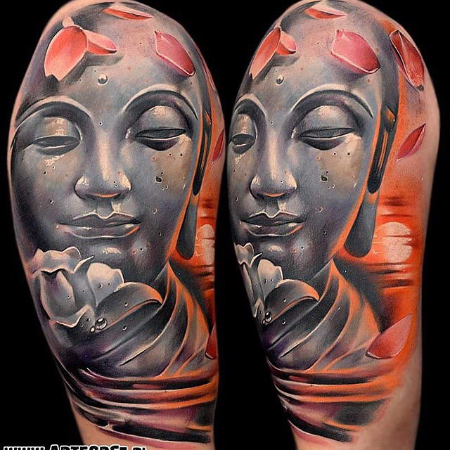 The Bali Bible  Buddha Face Tattoo Studio 1