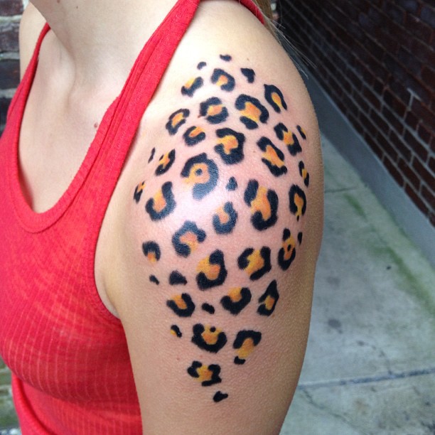 Cheetah Print Tattoos