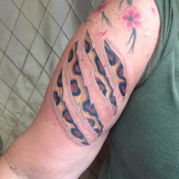 Cheetah Print Tattoo