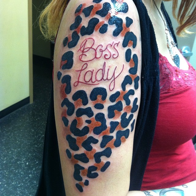 Cheetah Print Tattoos