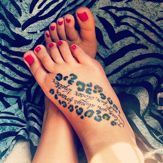 Cheetah Print Tattoos