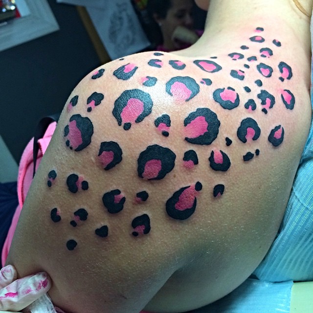 Cheetah Print Tattoo