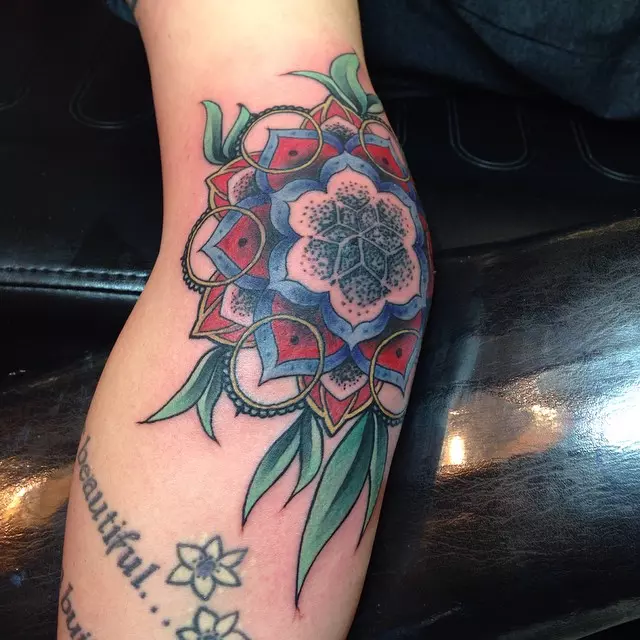 Start of this elbow flower by vicjames FOR BOOKINGS w lighthous   Lighthouse Tattoo