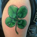 70+ Best Four Leaf Clover Tattoo Ideas and Designs - Lucky Plant (2019)