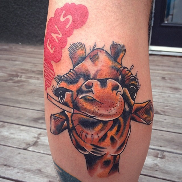 giraffe tattoos