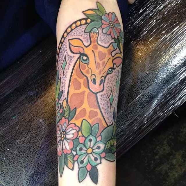 giraffe tattoos