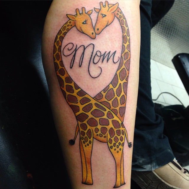giraffe tattoos