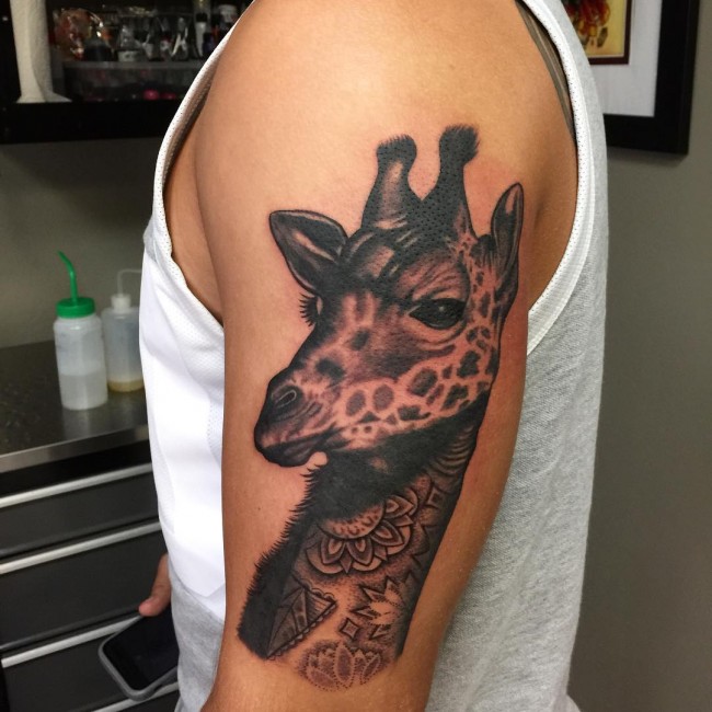 giraffe tattoos