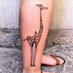 120+ Best Giraffe Tattoo Designs & Meanings-Wild Life on Your Skin(2019)