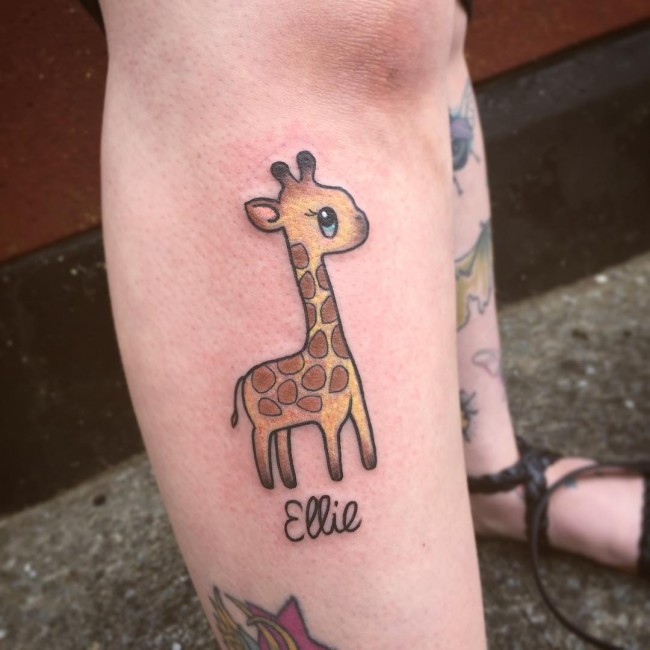 giraffe tattoos