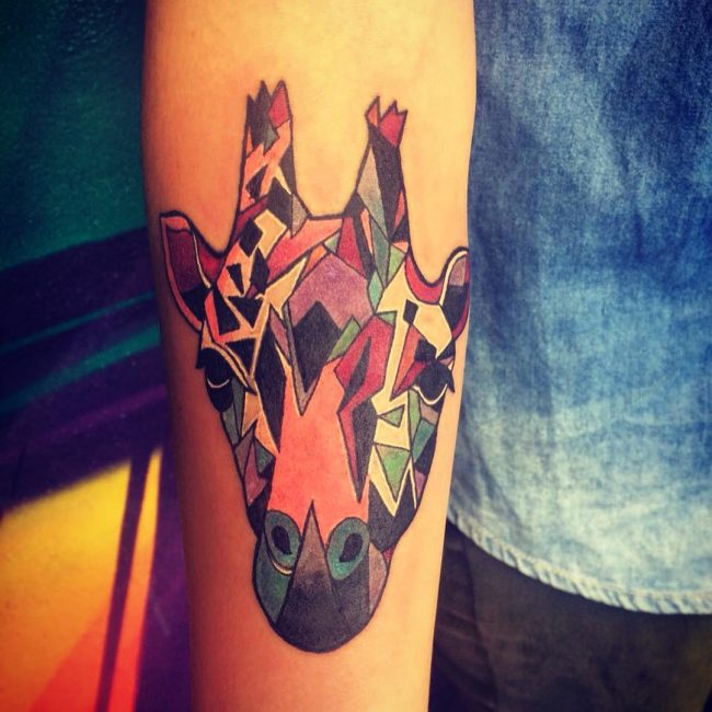 giraffe tattoos