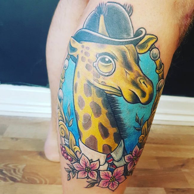 giraffe tattoos