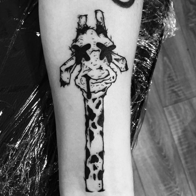 giraffe tattoos