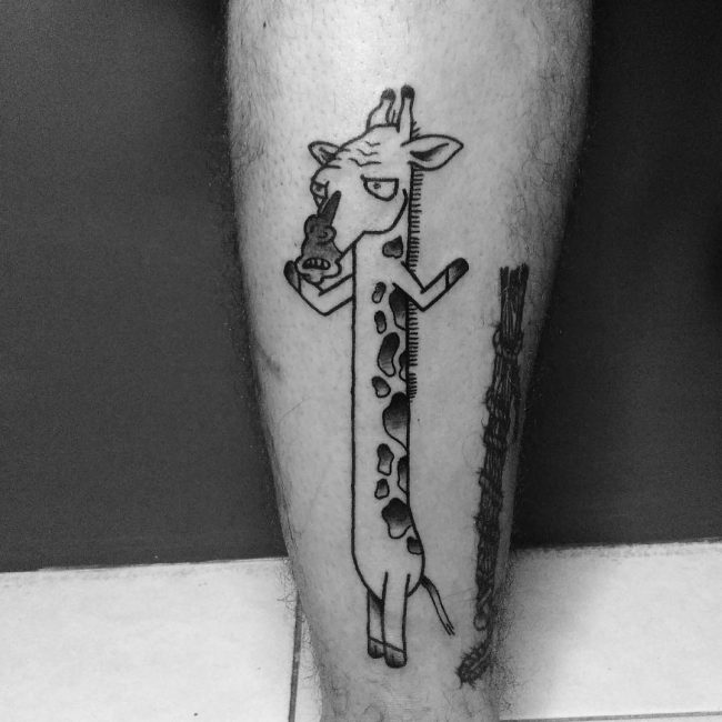 giraffe tattoos