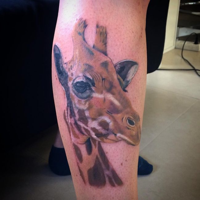 giraffe tattoos