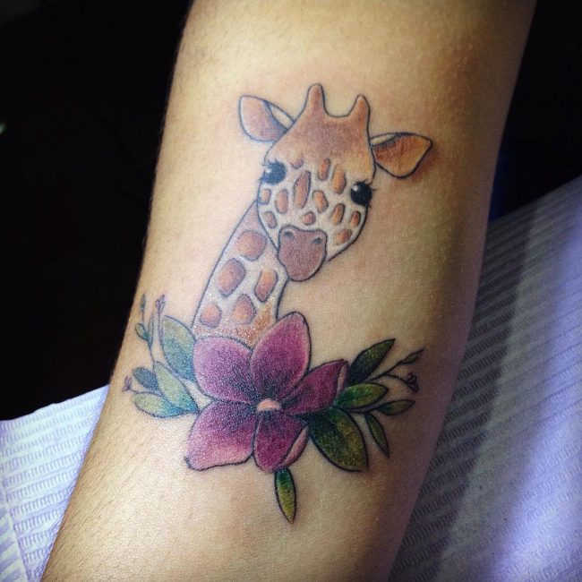 giraffe tattoos