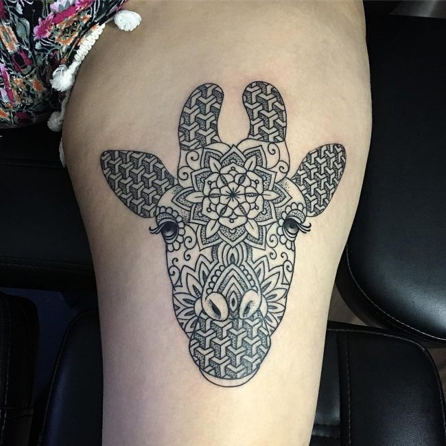 giraffe tattoos